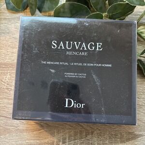 Dior Sauvage Mencare Skincare Ritual 3pc Serum Toner Cleanser Set New Box Sealed